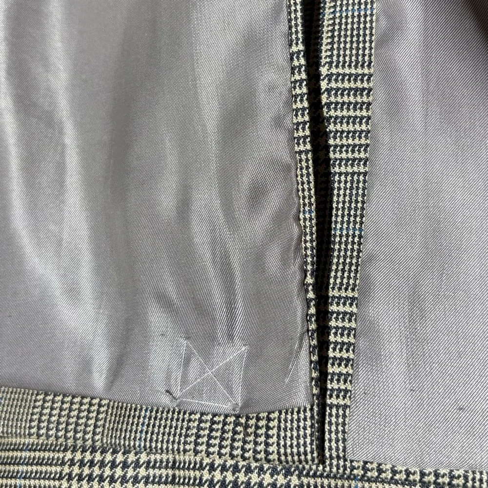 Ralph Lauren Glen Plaid & Windowpane mens 41L vintage suit coat silk/wool blazer